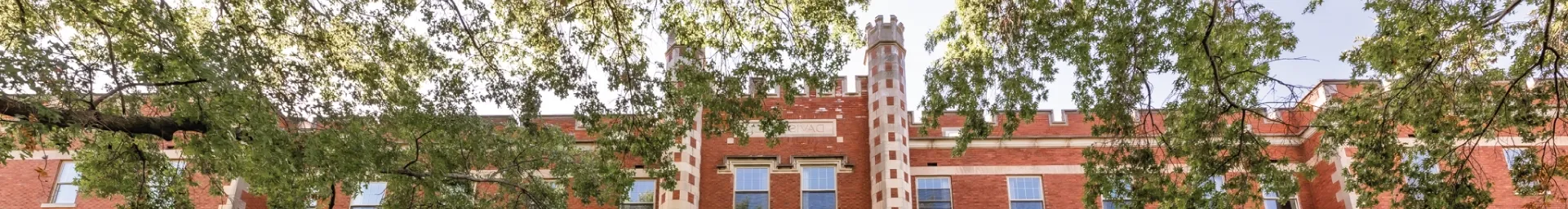 View of Davis Hall exterior.